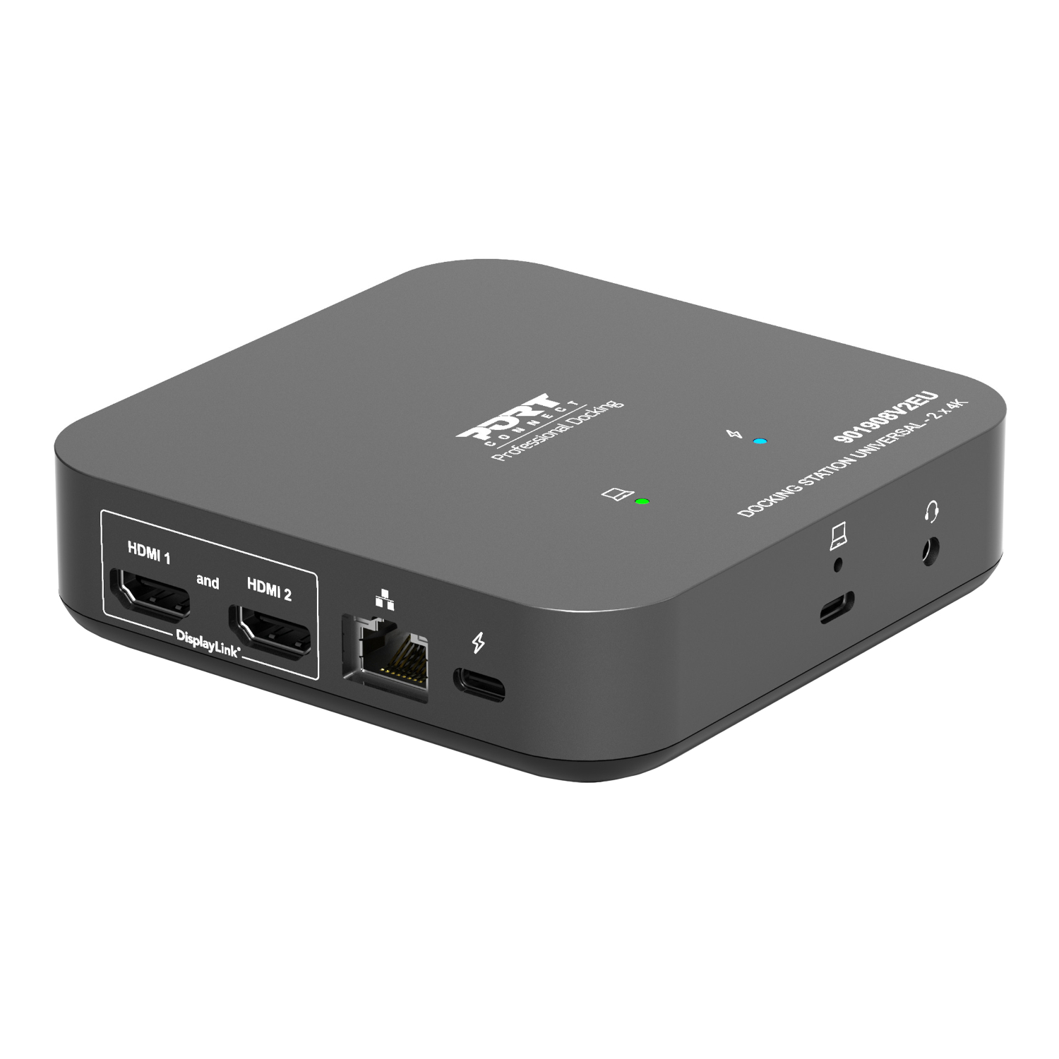 Port Connect Multi-port USB Type-C 2x4K Office Docking Station