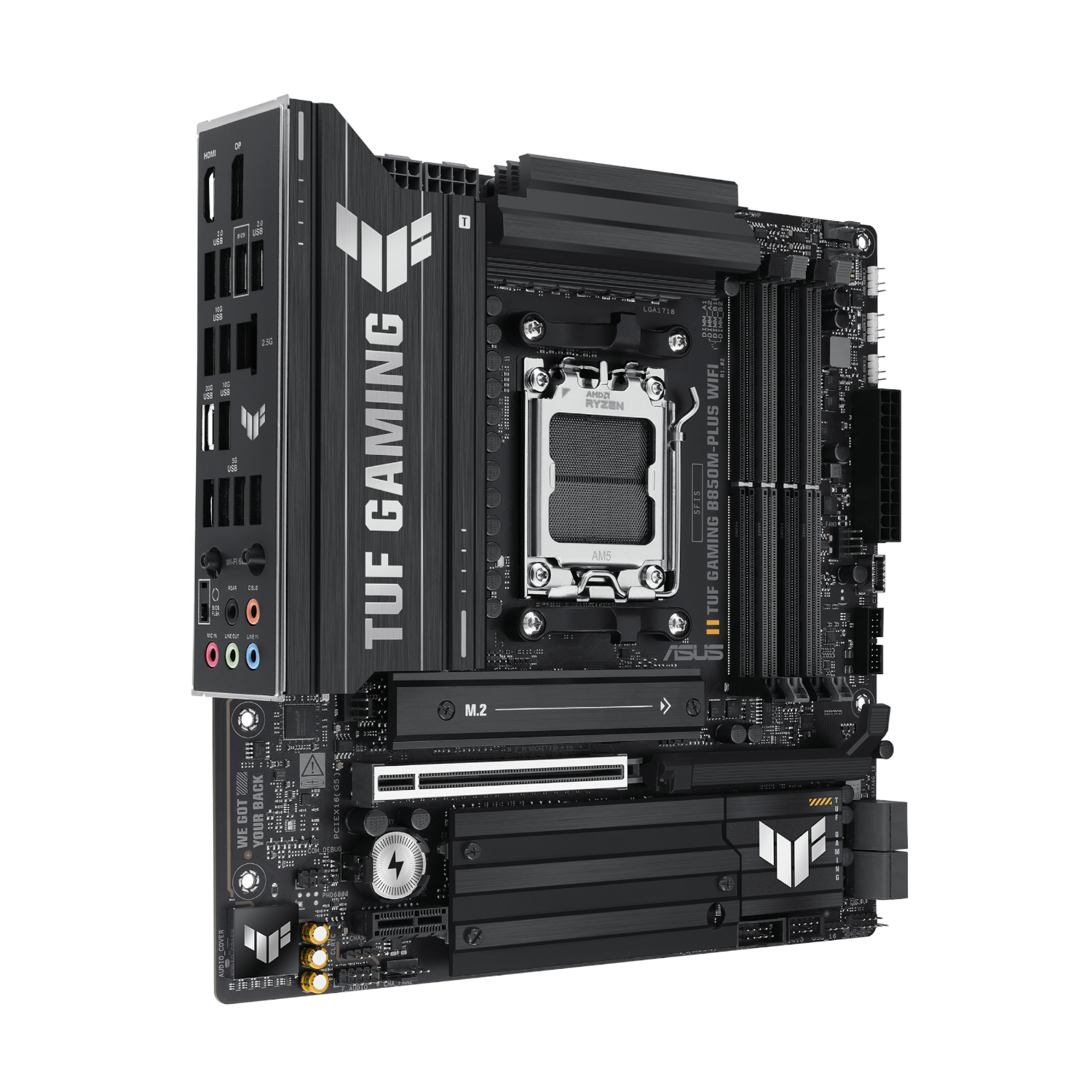 Asus TUF Gaming B850M-PLUS WIFI and Asus Prime LC 240 ARGB Liquid CPU Cooler Bundle - Image 2