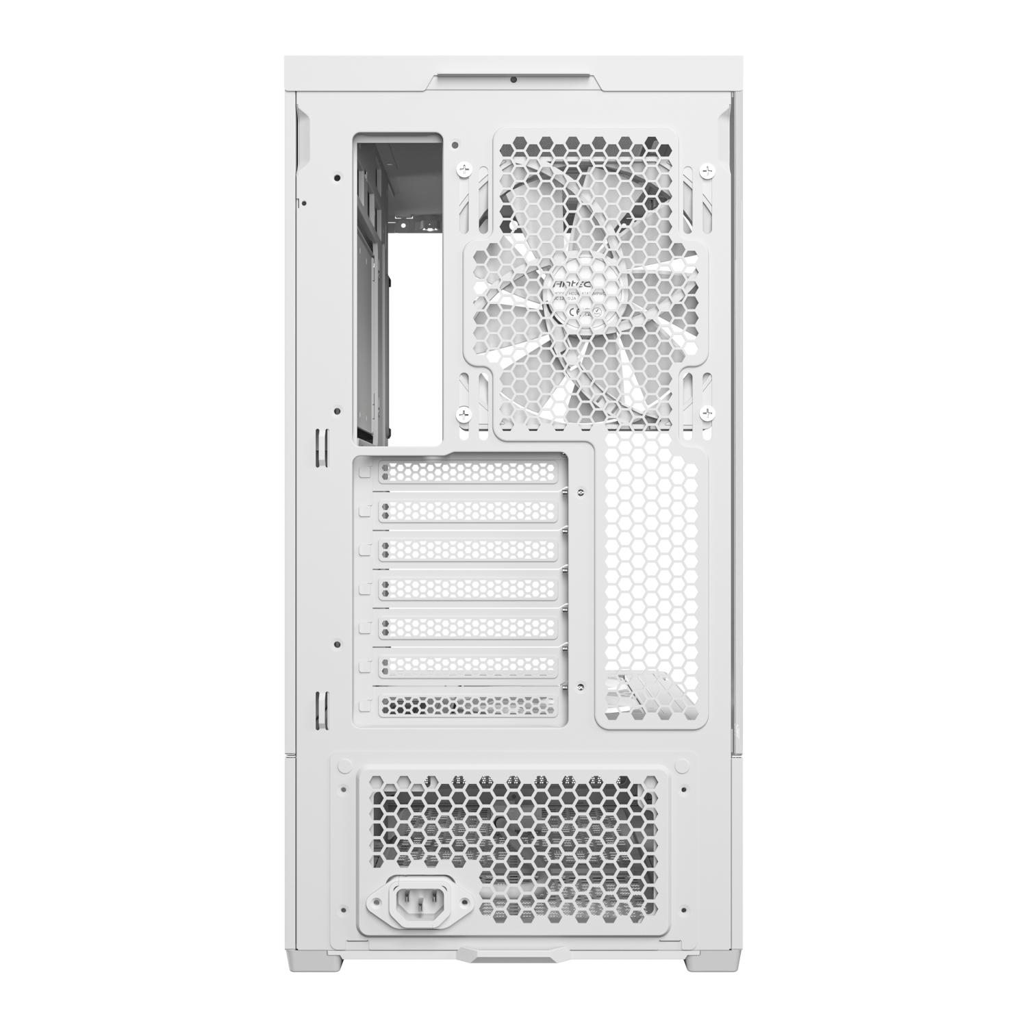Antec C6 CURVED AIR ATX | Micro-ATX | ITX Mid-Tower Gaming Chassis - White - Image 4