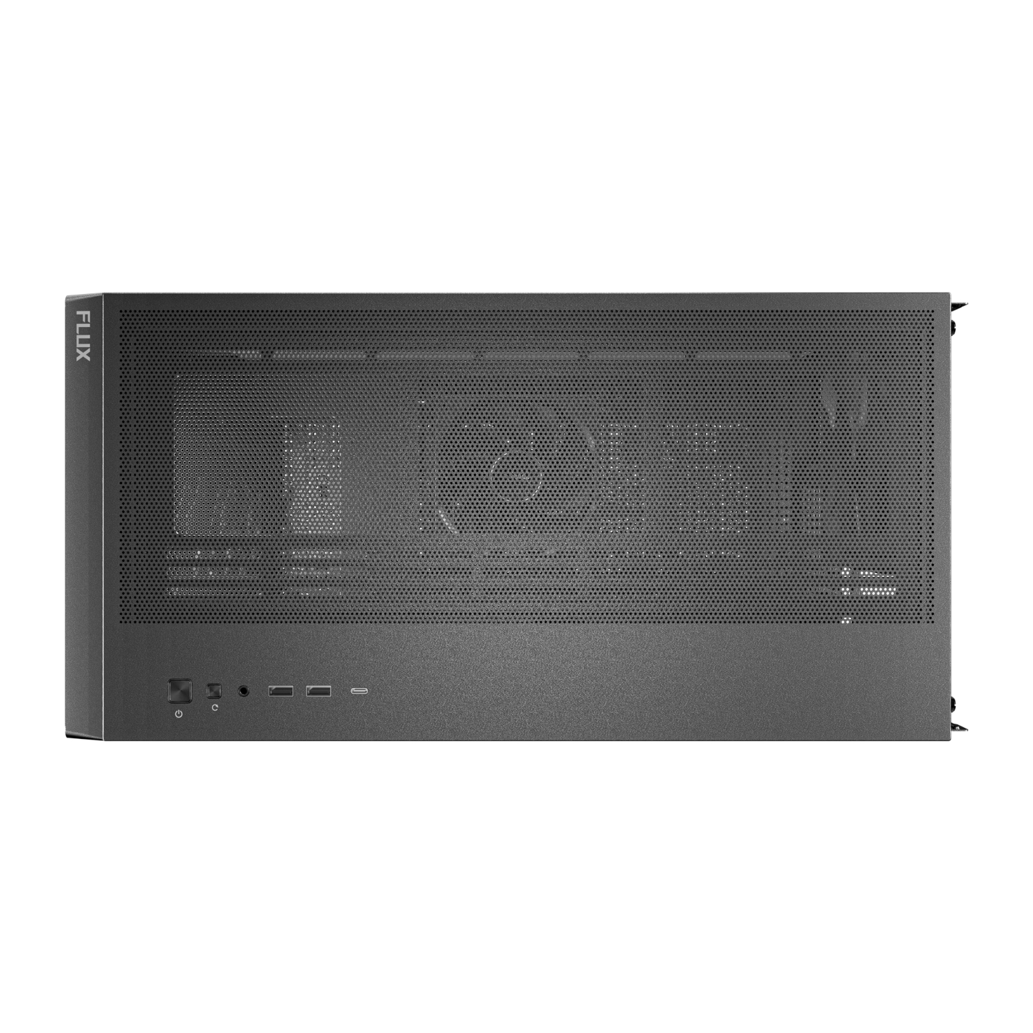 Antec FLUX SE E-ATX | ATX | Micro-ATX | ITX Mid-Tower Gaming Chassis Wood Front Panel- Black - Image 6